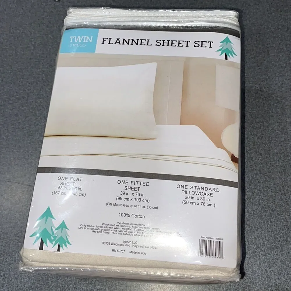 Keeco twin flannel
